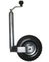 Stützrad teleskopisch 48 mm, Luftreifen Stahlfelge 260×85 mm