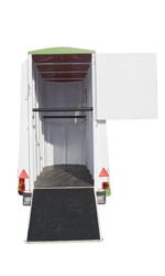 Lafuente Ecuestre Pferdeanhänger Polyester für 1 Pferd, Reserverad