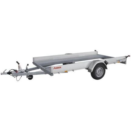 Anssems AMT Eco 1301 Autotransporter gebremst, Aluminiumfläche 400×188 cm