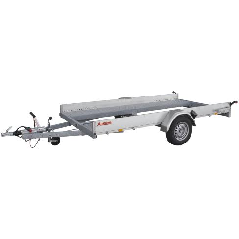 Anssems AMT Eco 1301 Autotransporter gebremst, Aluminiumfläche 400×188 cm