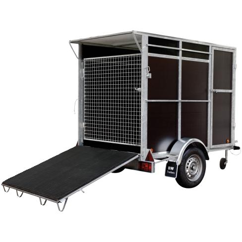 BW Trailers Viehanhänger Tandem ungebremst, 250×125×175 cm