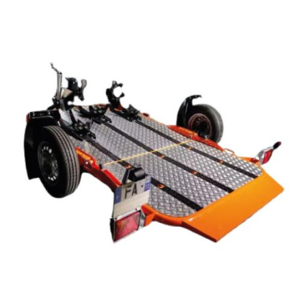 Cochet Maxi Duo Motorradanhänger faltbar, schwarz