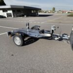 Cochet Motorradanhänger faltbar, schwarz