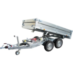 Lider 39600 PE Kippanhänger elektrohydraulisch, Blechboden