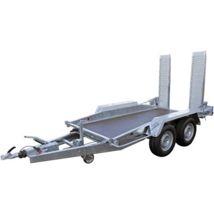 Lider 40860 Maschinentransporter Tandem gebremst, Holzboden