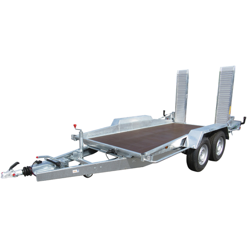 Lider 40900 Maschinentransporter Tandem gebremst, Holzboden