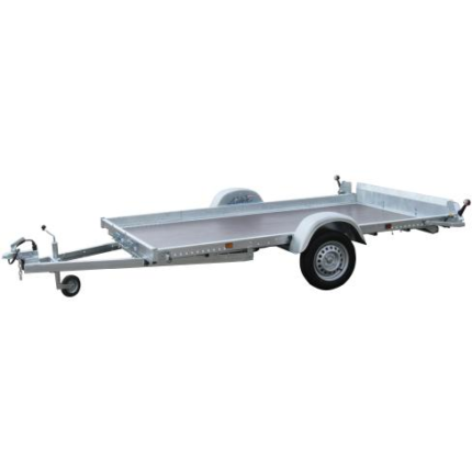 Lider Robust 40370 Plattformanhänger ungebremst, Gasdruckfeder