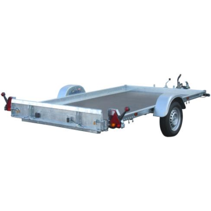 Lider Robust 40375 Plattformanhänger gebremst, Gasdruckfeder