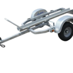 Lider 39401 Motorradanhänger 1 Schiene, ungebremst