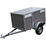 BW Trailers Hundeanhänger für 2 Hunde, grau
