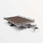 Fahrzeugtransporter gebremst, 2 Rampen