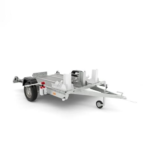 Martz PQ absenkbar 2616 Motorradanhänger, manuell hydraulisch