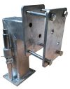 Stützradhalter 70 mm für Anhänger-Deichsel, Klemmhalter